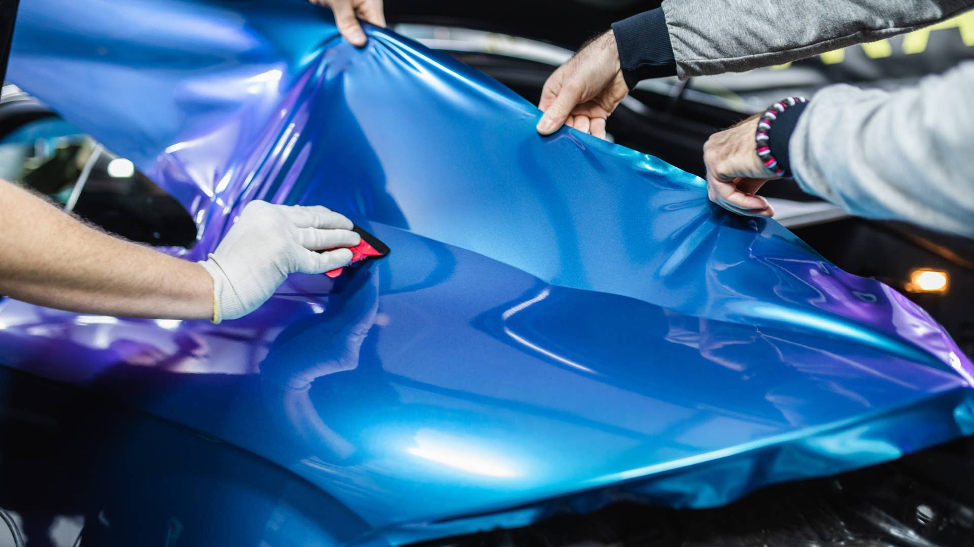 Vehicle Vinyl Wrap Installation
